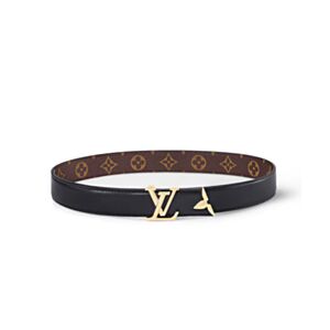 Louis Vuitton Pretty Lv 30mm Reversible Belt Black