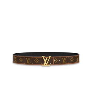 Louis Vuitton LV Chain 30mm Reversible Belt Brown
