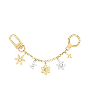 Louis Vuitton LV Snowflakes Chain Bag Charm Golden