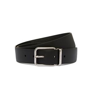 Prada Leather Reversible Belt Black
