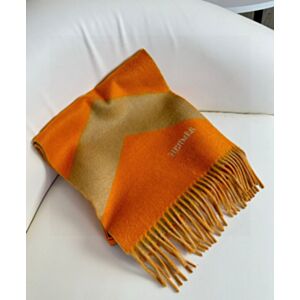 Not for sale: Hermes Cashmere Double-sided Tassel Scarf Orange