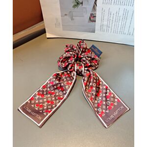 Not for sale: Louis Vuitton Logo Print Hair Tie Brown