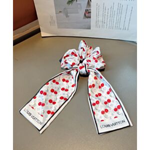 Not for sale: Louis Vuitton Logo Print Hair Tie White