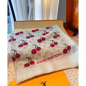 Not for sale: Louis Vuitton x TM Denim Cerise Shawl White