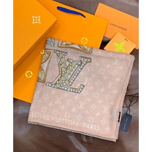 Not for sale: Louis Vuitton Pre-Owned Monogram Flower Scarf Pink