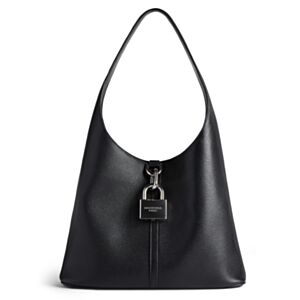 Balenciaga Locker Medium North-South Hobo Bag Black