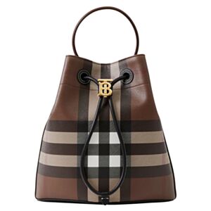 Burberry Small TB Bucket Bag Coffee