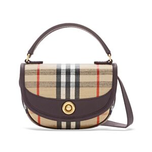 Burberry Mini Highlands Bag Dark Coffee