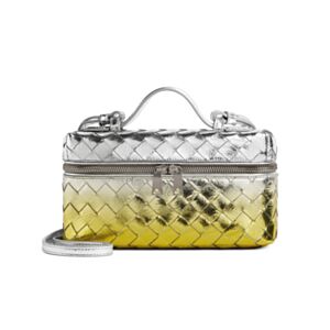 Bottega Veneta Bang Bang Vanity Case 789109 Silver