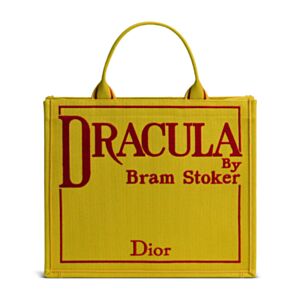 Christian Dior Medium Book Tote Handbag 1BTSH299 Yellow