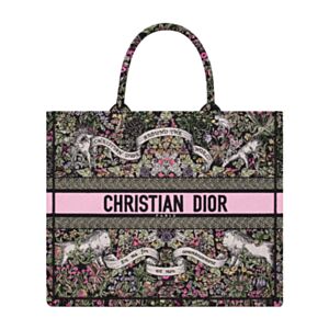 Christian Dior Large Dior Book Tote Pink