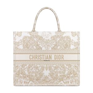 Christian Dior Large Dior Book Tote Golden