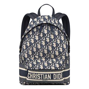 Christian Dior Small DiorTravel Backpack Dark Blue