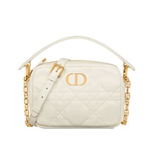 Christian Dior Small Dior Caro Top Handle Camera Bag 