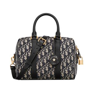 Christian Dior Groove 25 Bag Dark Blue