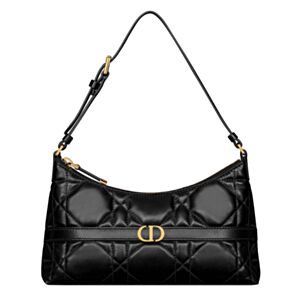 Christian Dior Miss Caro Mini Hobo Shoulder Bag Black