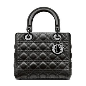 Christian Dior Medium Lady Dior Bag Black