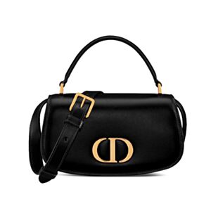 Christian Dior Small 30 Montaigne Avenue Top Handle Bag Black