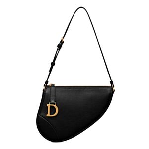 Christian Dior Saddle Rodeo Pouch Black