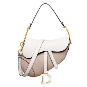 Christian Dior Saddle Bag With Strap Pink