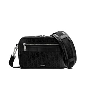 Christian Dior Safari Messenger Bag Black