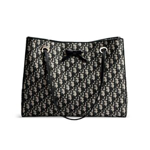 Christian Dior Medium Shopping Bag M1409 Dark Blue