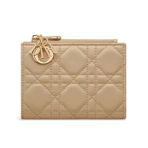 Christian Dior Lady Dior Dahlia Wallet S6037
