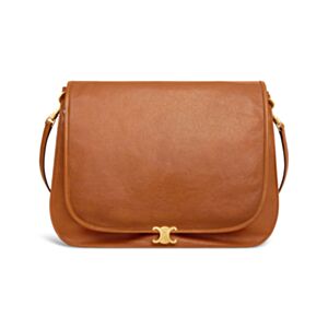 Celine Besace Soft Triomphe In Supple Shiny Lambskin 123632