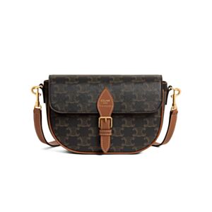 Celine Folcd 122652 Dark Coffee