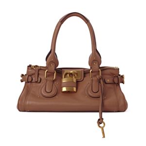 Chloe Paddington Bag In Grained Leather 25WS802