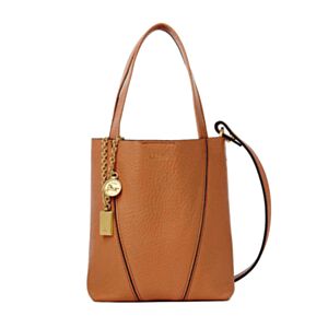 Chloe Small Chloe Spin Tote Bag In Grained Leather 