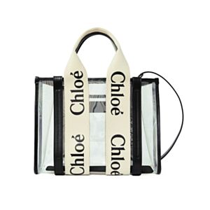 Chloe Small Woody Tote Bag In Jelly & Leather