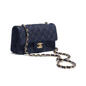Chanel Mini Classic Handbag A69900 Dark Blue