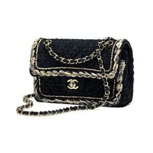 Chanel Small Classic Handbag A01113 Black