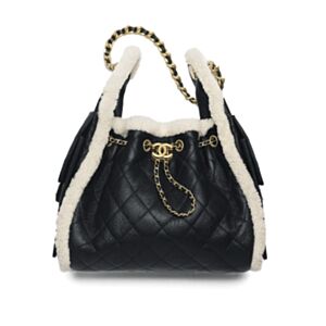 Chanel 25 Small Handbag AS5293 Black