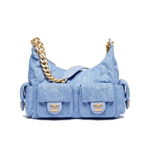 Chanel Large Hobo Bag AS5339 Blue