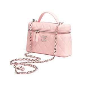 Chanel Chain Toiletry Bag Pink