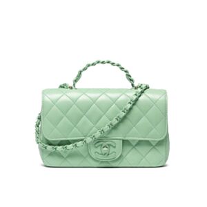 Chanel Mini Flap Bag With Top Handle AS5243 