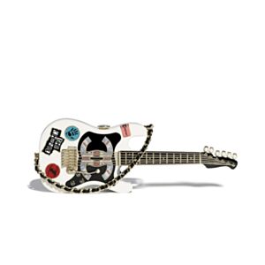 Chanel Guitar Minaudiere AS4955 Cream