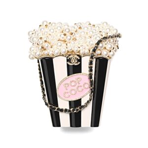 Chanel Popcorn Minaudiere AS5217 Black