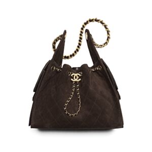 Chanel 25 Small Handbag AS5293 Dark Coffee