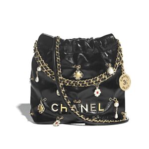 Chanel 22 Mini Handbag AS3980 Black
