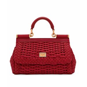 Dolce Gabbana Medium Sicily Handbag Red