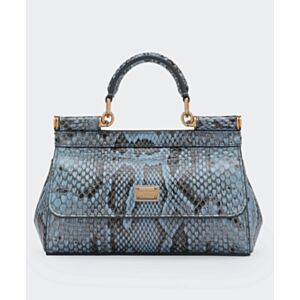 Dolce Gabbana Small Sicily Handbag Blue