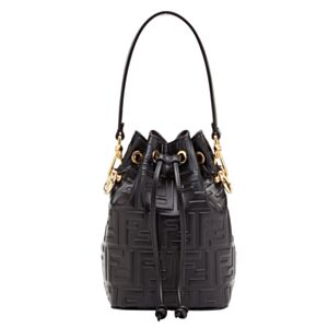 Fendi Mon Tresor Leather Mini Bag 8BS010 Black