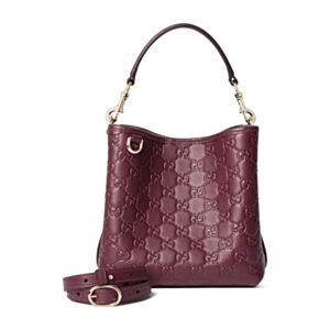 Gucci GG Emblem Mini Bucket Bag