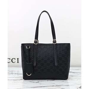 Gucci GG Emblem medium tote bag Black