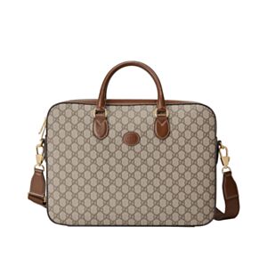 Gucci Business Case With Interlocking G 674140 Coffee