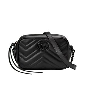 Gucci GG Marmont Mini Shoulder Bag Black