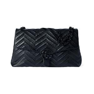 Gucci GG Marmont Large Shoulder Bag 850659 Black